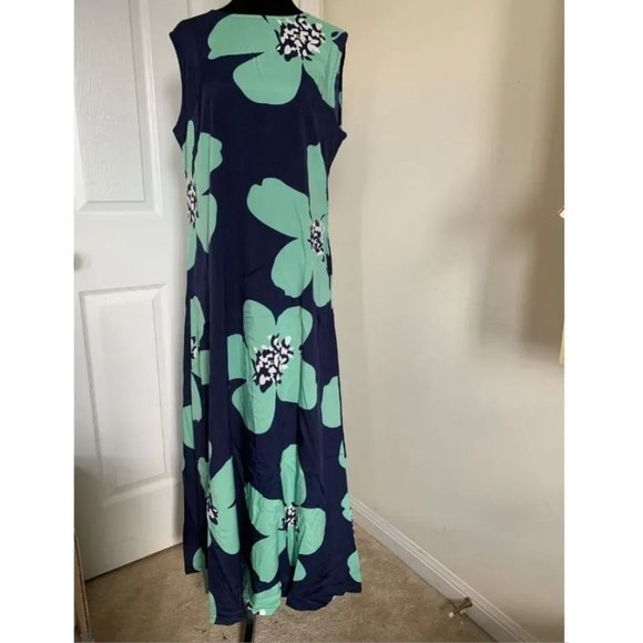 Boho Floral Print Maxi Dress With Pockets - Picture 4 of 9
